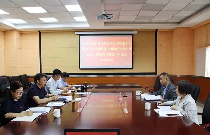 【主题教育】云煤（CA88）集团第二领导组到云煤矿业公司领导主题教育专题民主生涯会