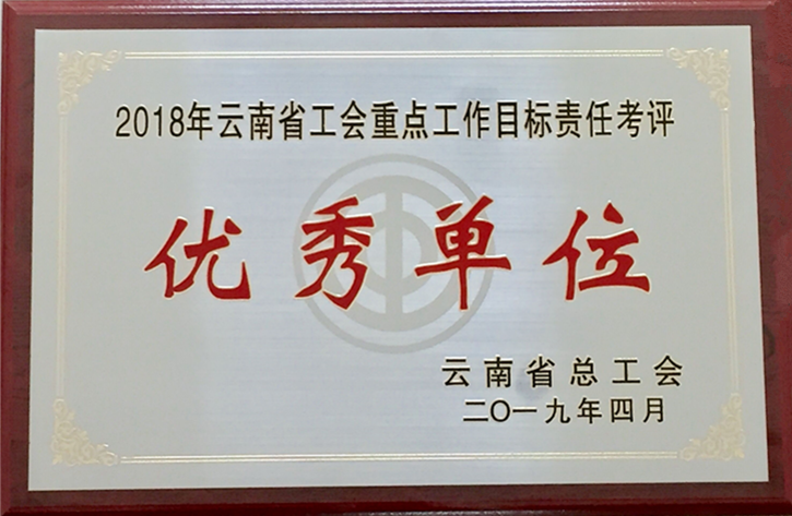 CA88集团工会获2018年度省总重点工作指标责任考评优良单元_副本_副本 - 副本.png
